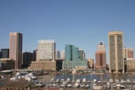[Photograph of Baltimore Harbor. Courtesy of www.baltophoto.org]